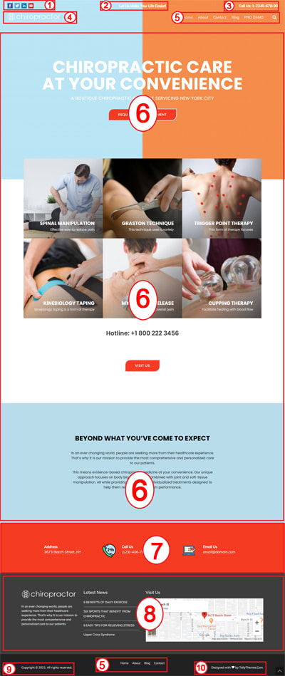 Chiropractor Free Free WordPress Theme Documentation