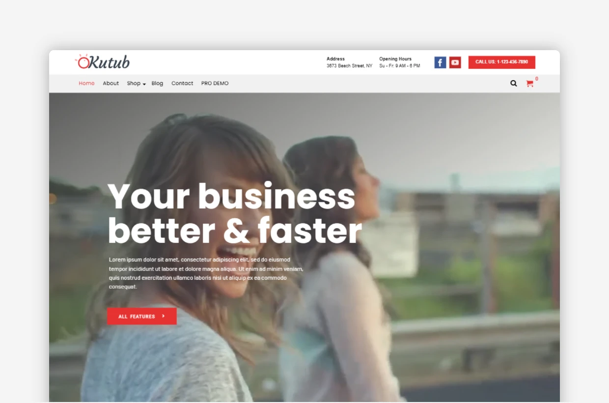 Free Responsive Multipurpose WordPress Theme