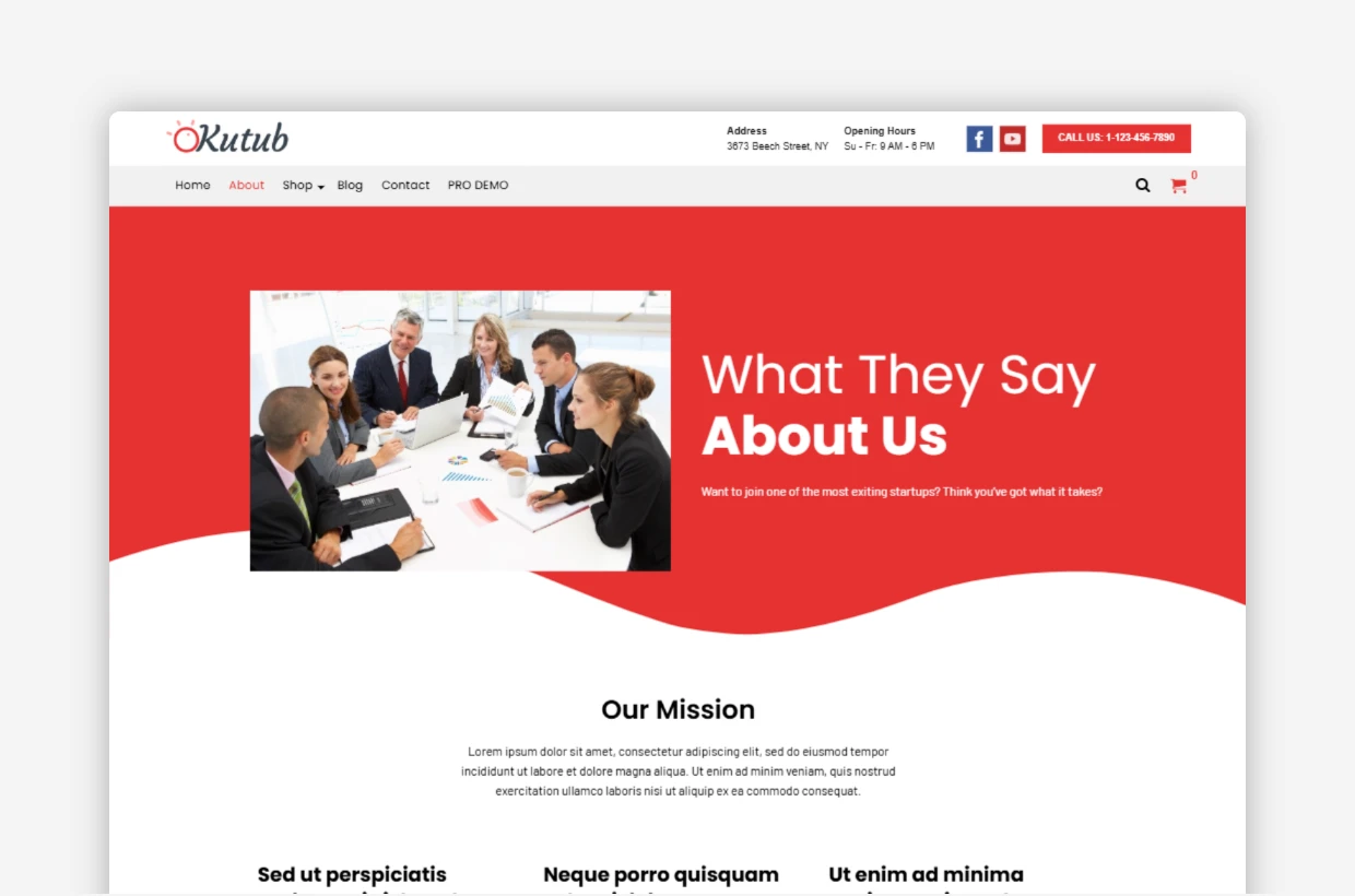 Responsive Multi Purpose WP Theme