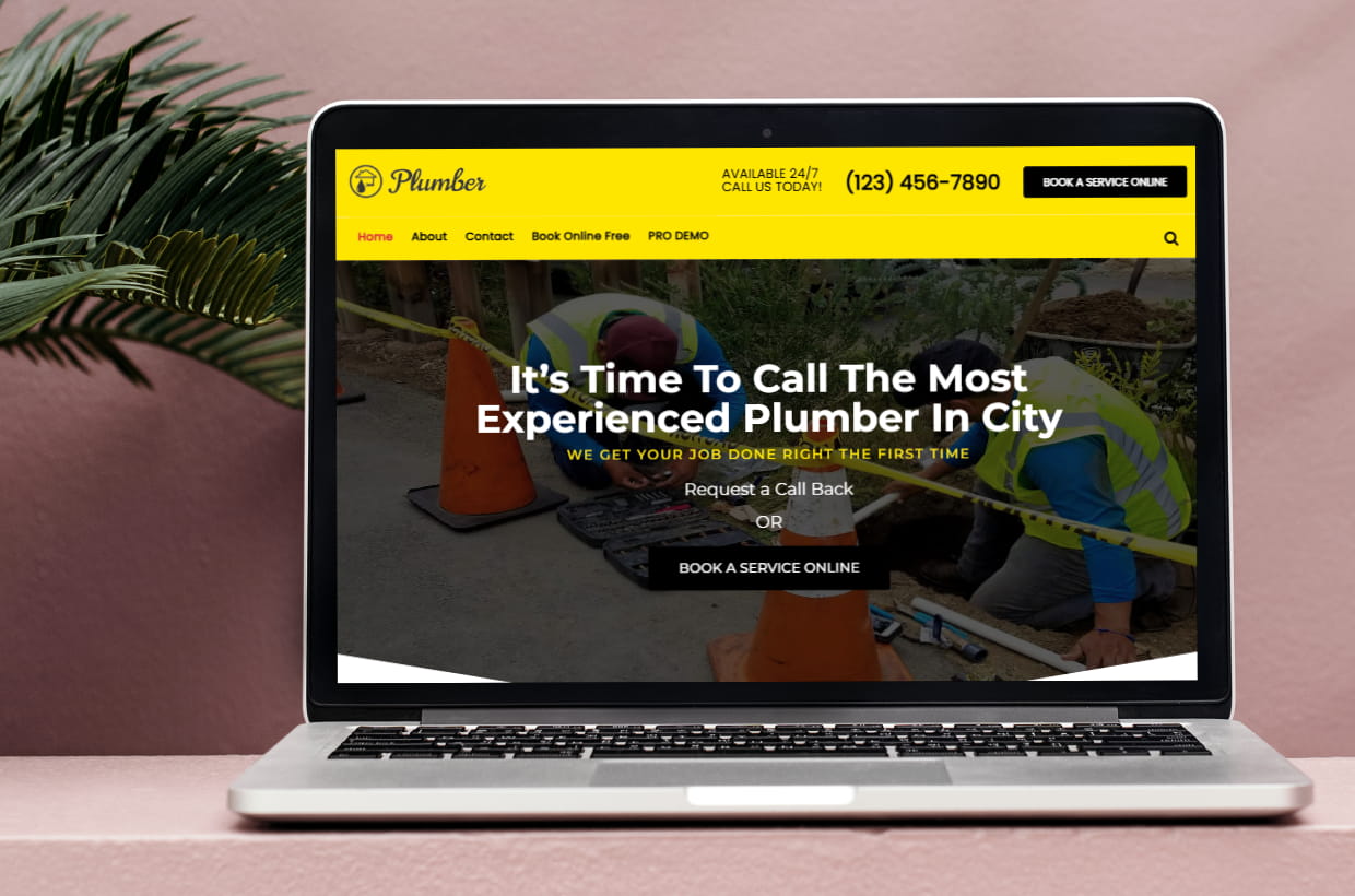 Free Plumbing WordPress Theme