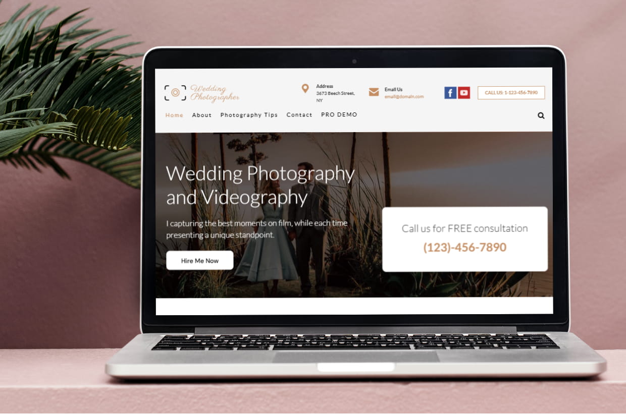 Free Wedding Agency WordPress Theme