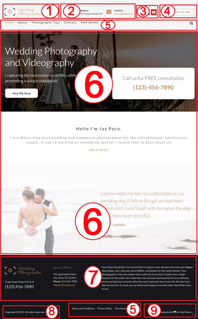 Wedding Photographer Free Free WordPress Theme Documentation