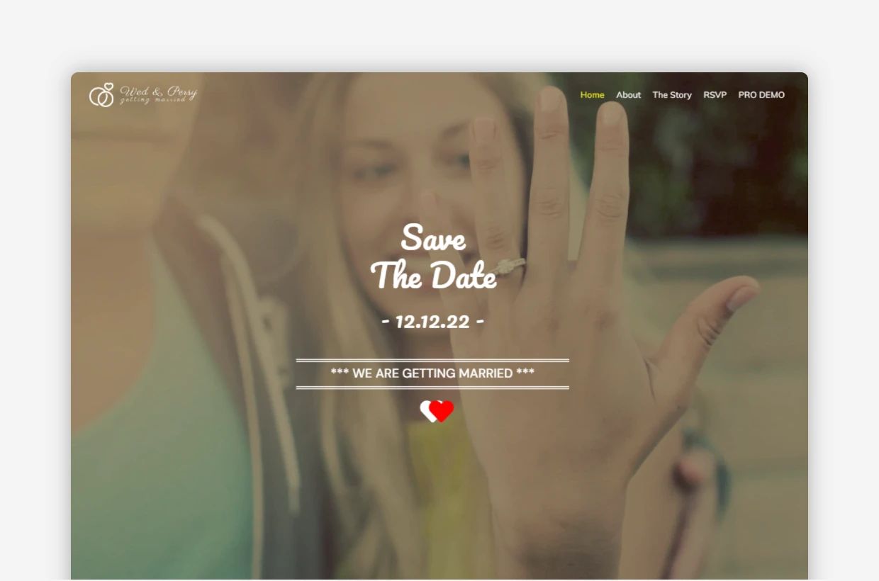 Free Wedding WordPress Theme - Wedding Lite