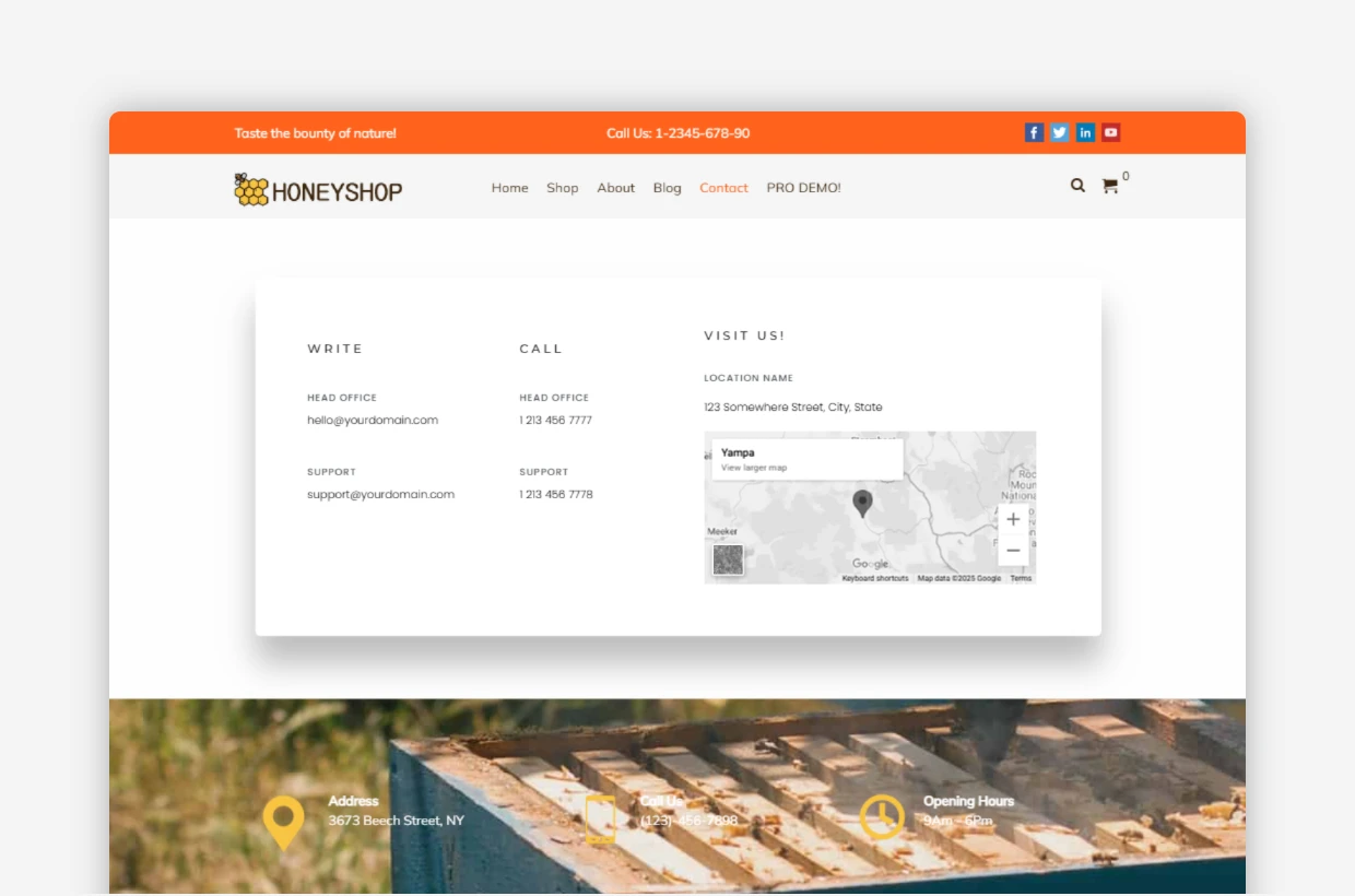 Free Healthy Food WordPress Theme