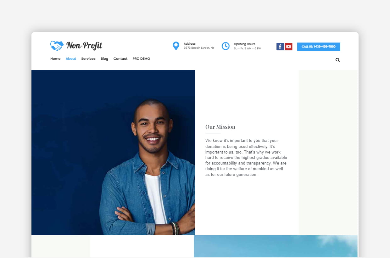 Free Nonprofit Free WP Theme