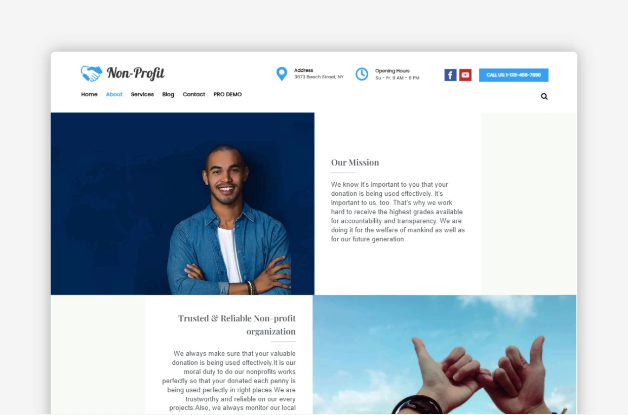 Free Nonprofit Free WP Theme
