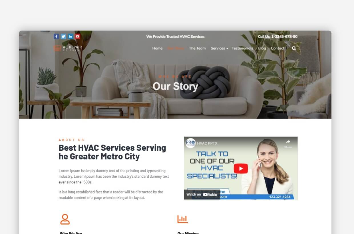 Ventilation WordPress Theme