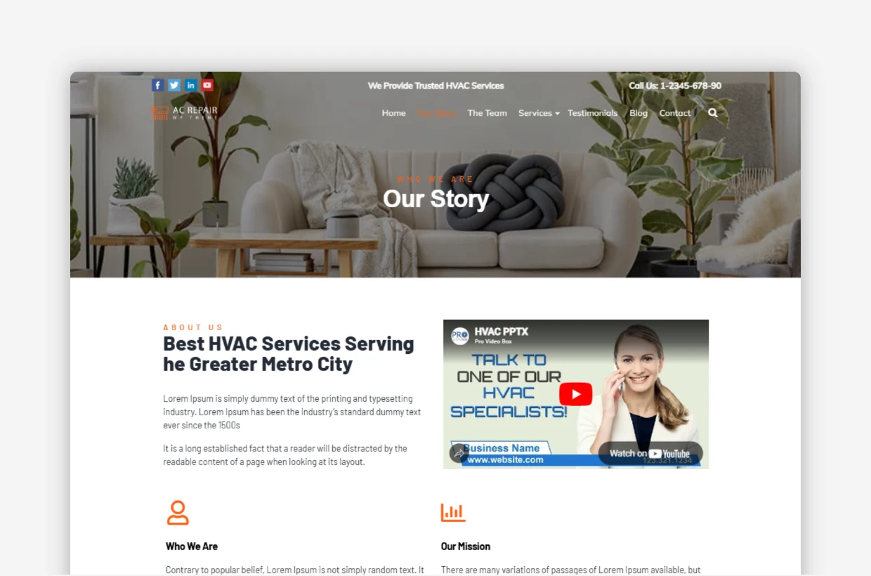 Ventilation WordPress Theme