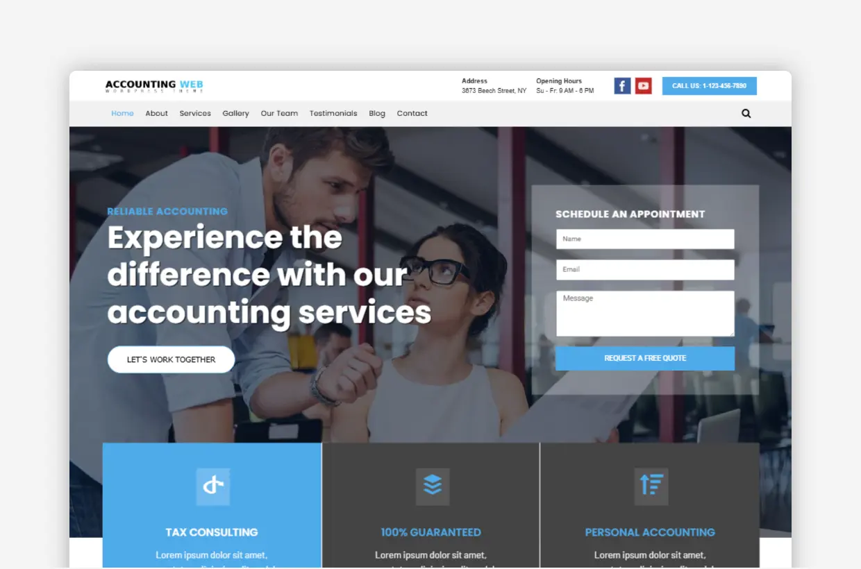 AccountingWeb - Accounting WordPress theme