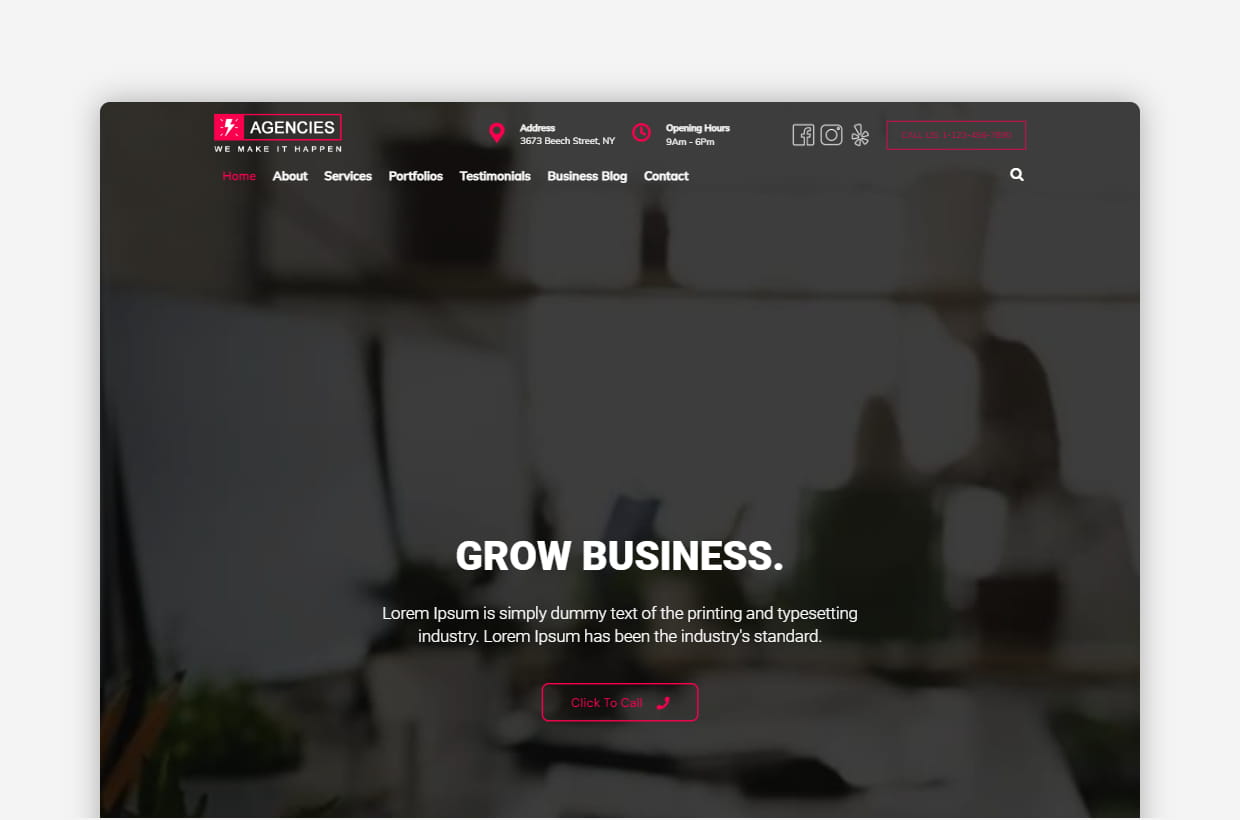 Modern Solution: Premium Agencies WordPress Theme