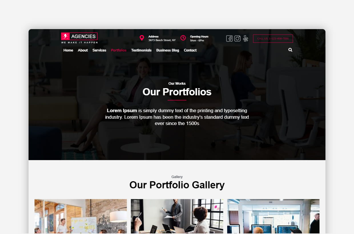 Premium Agencies WP Template