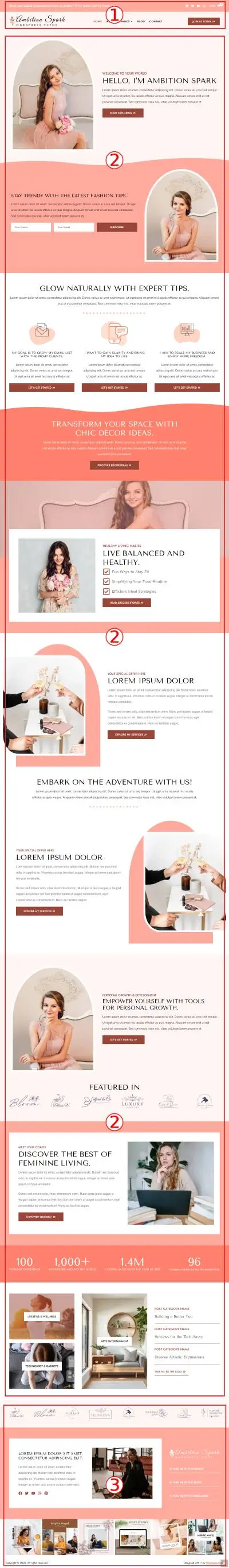 Ambition Spark WordPress Theme Documentation