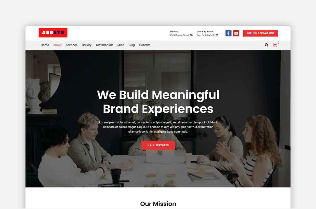 Multi Purpose WordPress Template