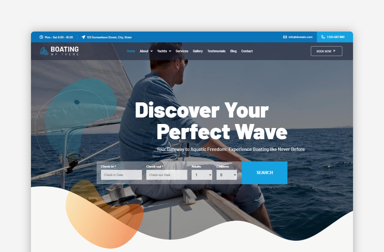 Boating WordPress Theme