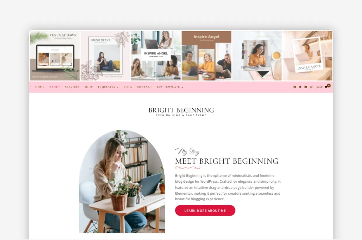 responsive fashion blog wp theme