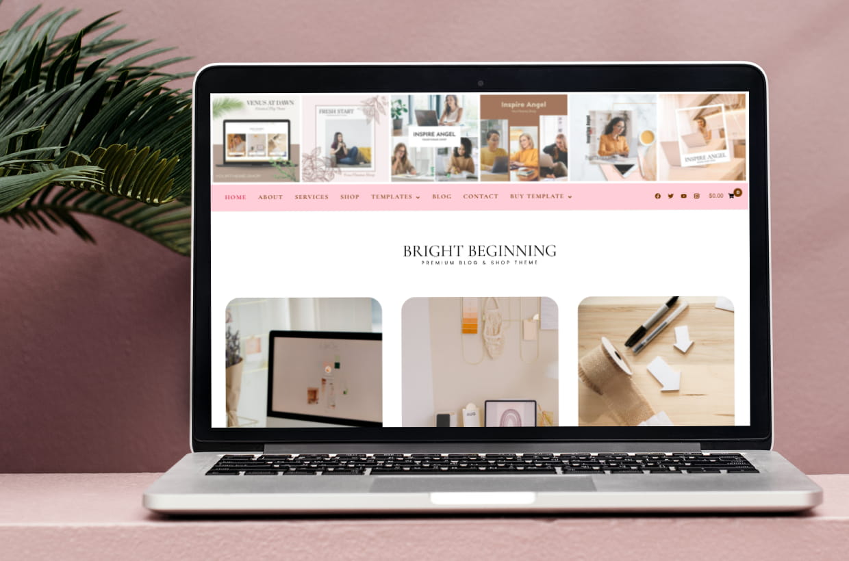 responsive shop & blog wordpress template