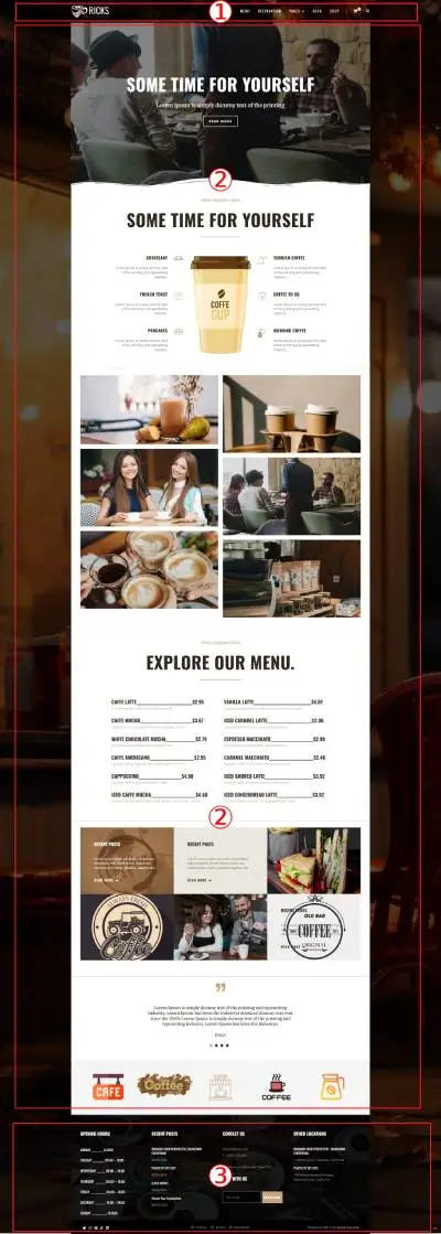 Cafeteria WordPress Theme Documentation