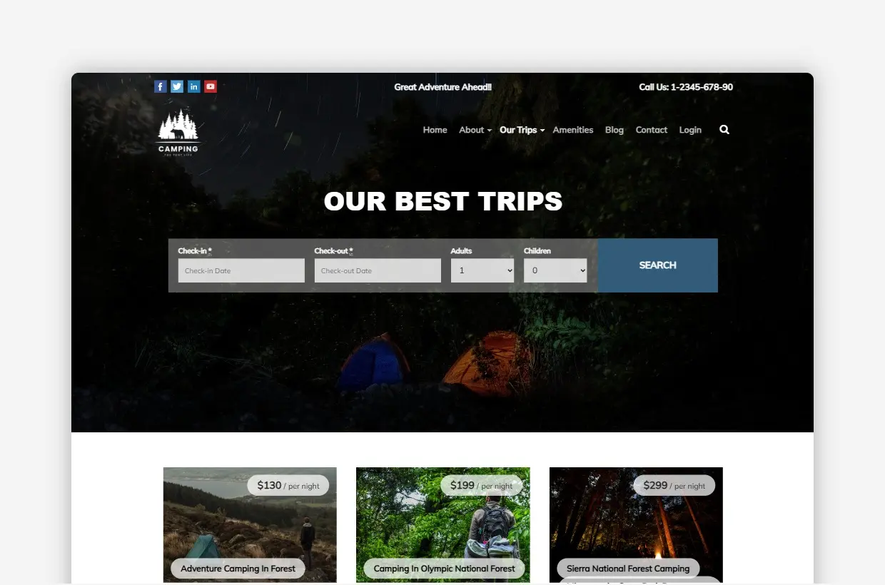 Adventure WP Theme