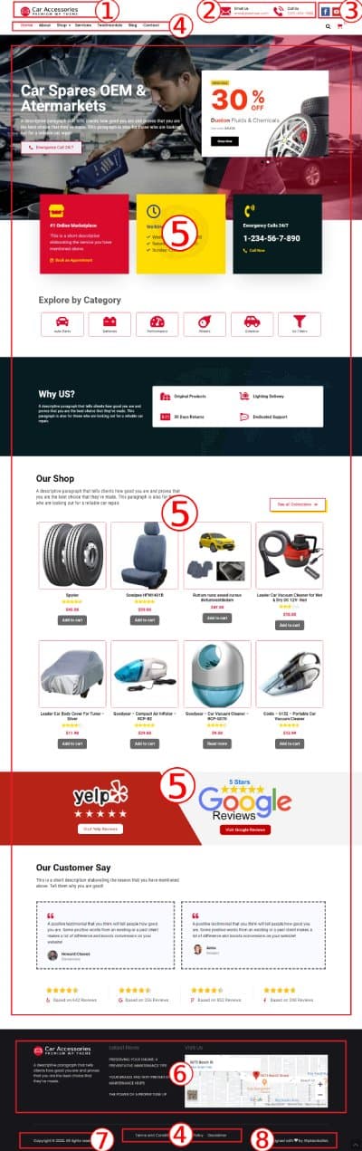 Car Accessories WordPress Theme Documentation