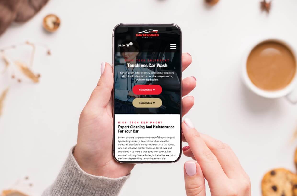 Car Service WordPress Template