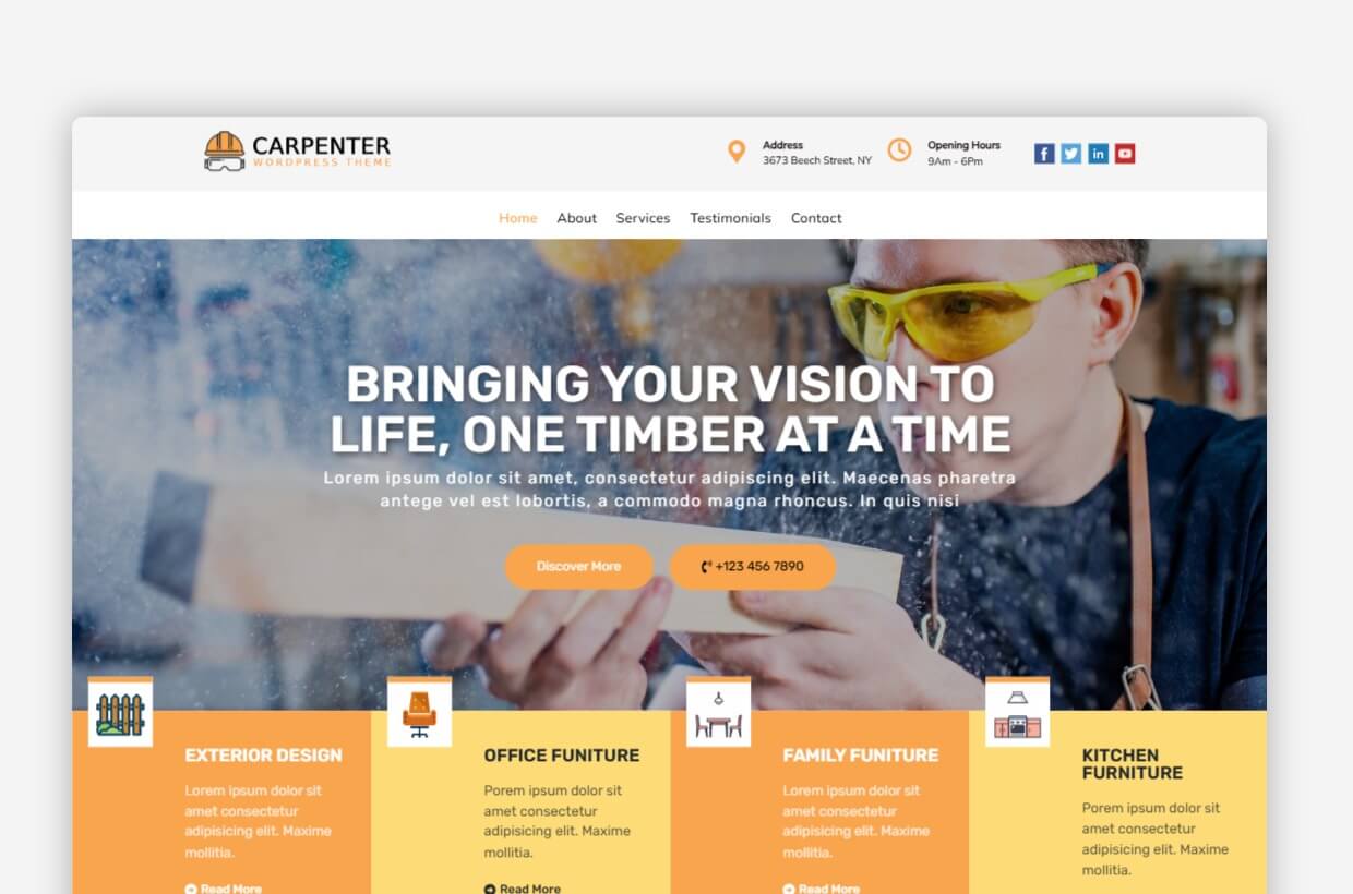 Carpenter WordPress Theme