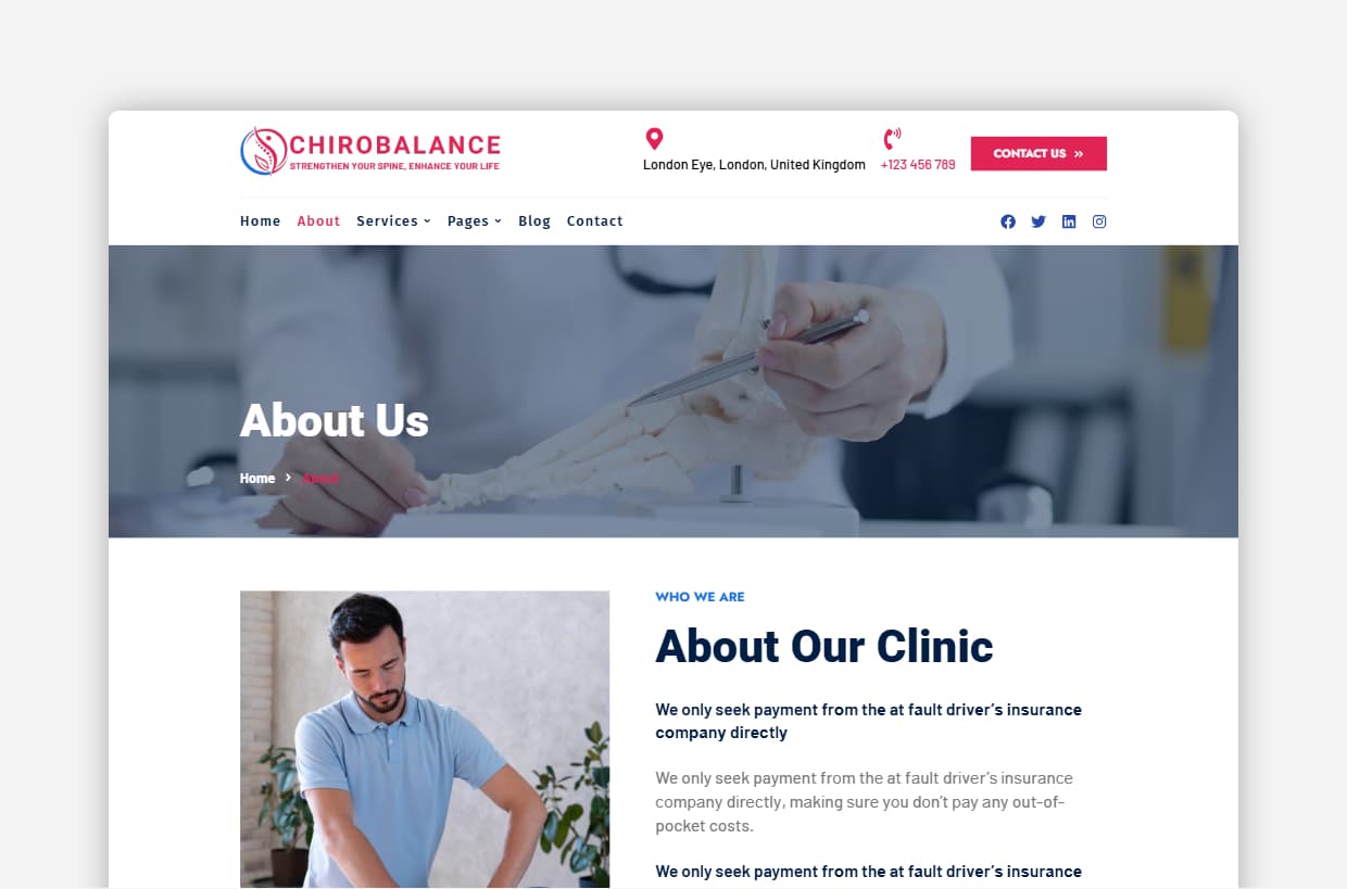 Chiropractic WP Theme