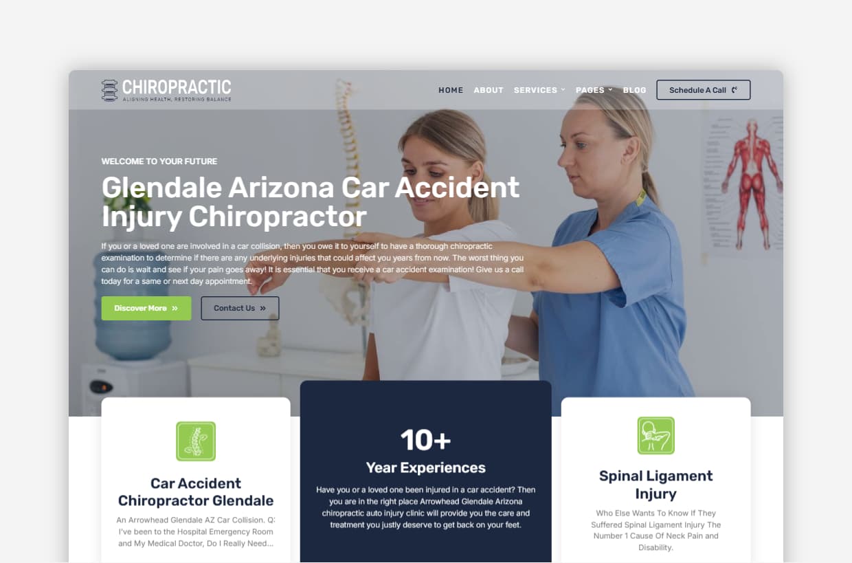 Chiropractic WordPress Theme