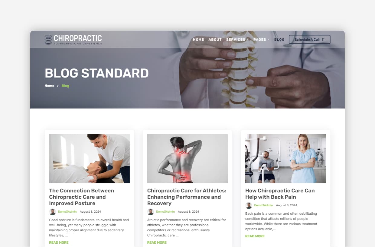 Healthcare WordPress Theme