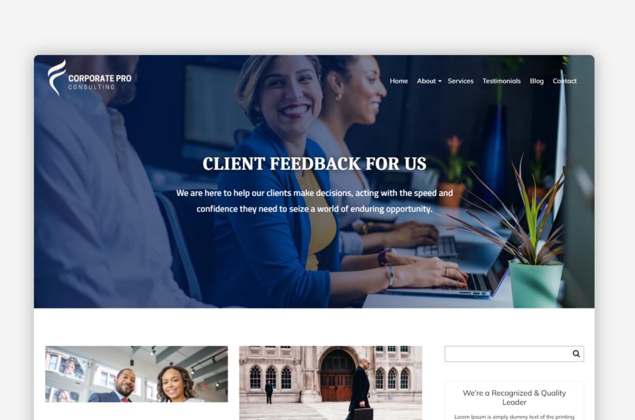 Company WordPress Theme