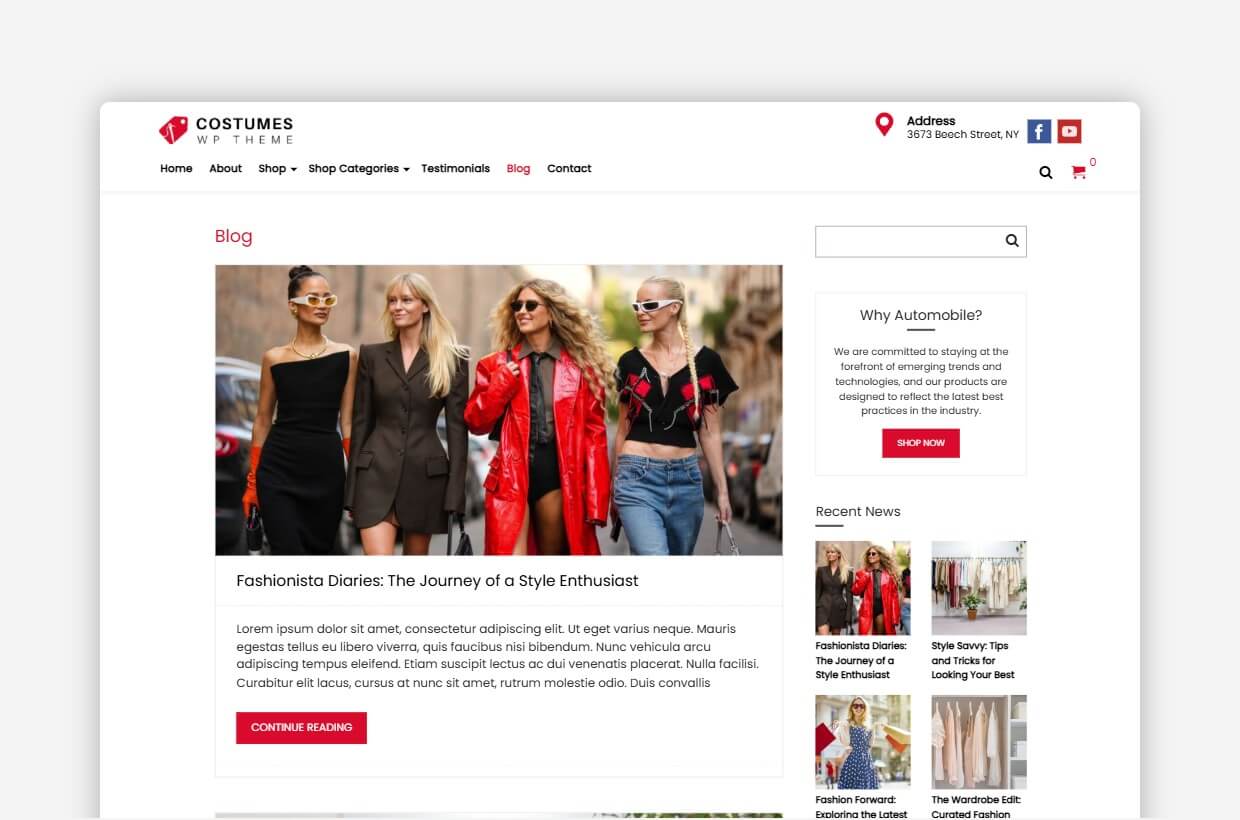 Beauty WordPress Theme