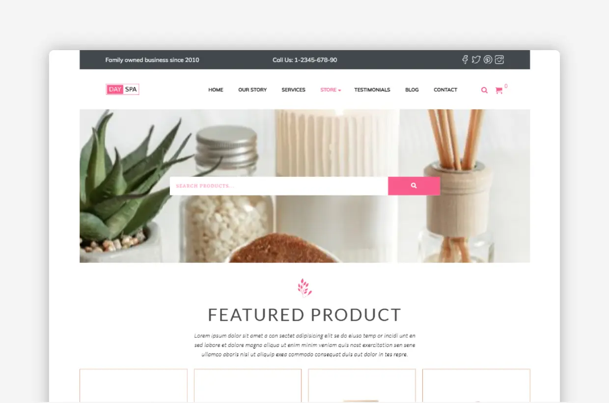 Massage Therapy WordPress Template