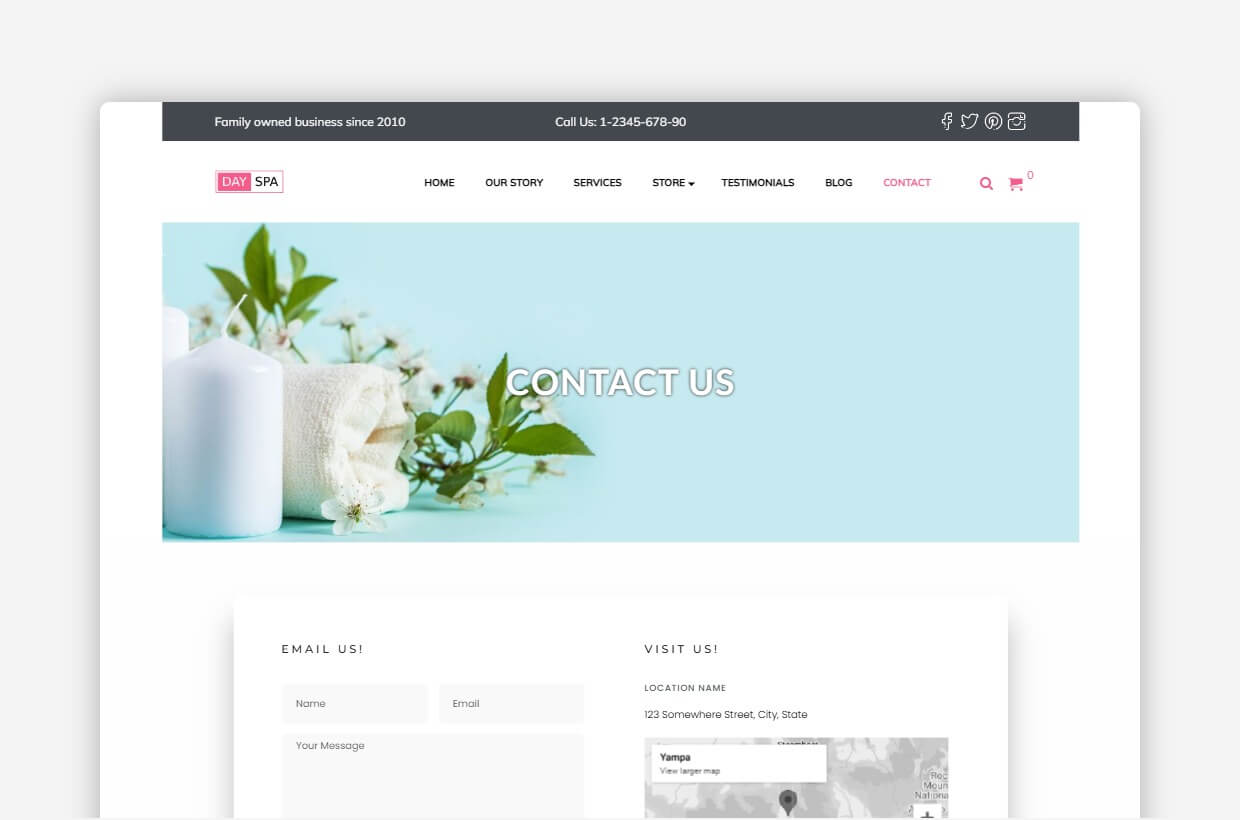 Beauty Spa WordPress Theme