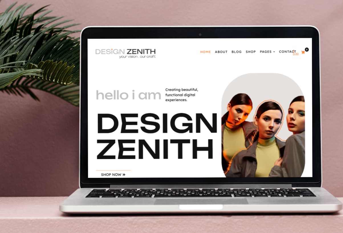 Modern Portfolio WordPress Template