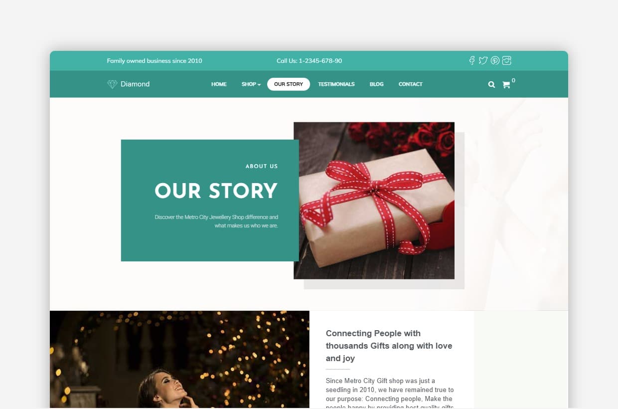 Jewellery WordPress Template