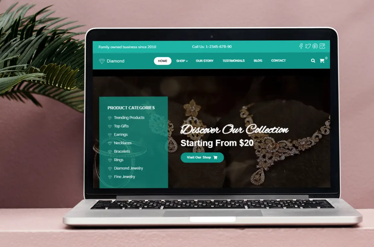 Woocommerce WordPress Template