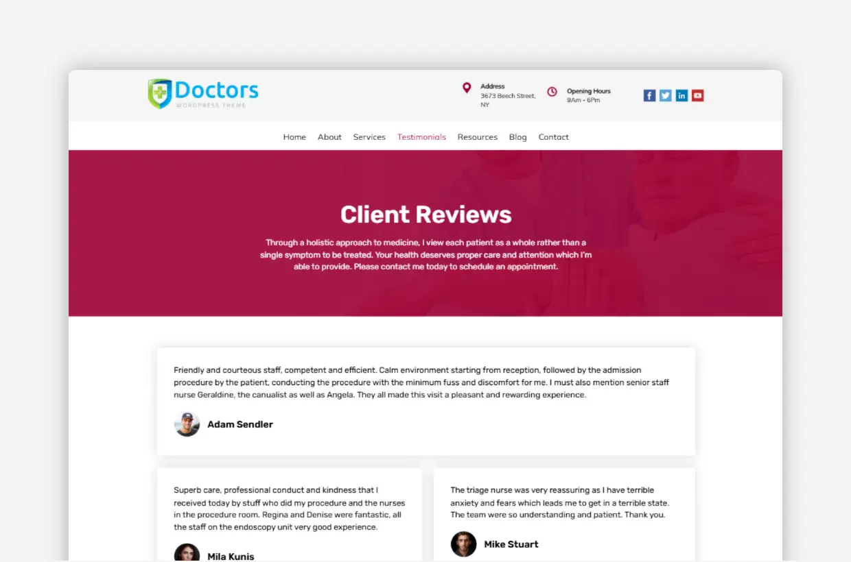 premium medical wp theme