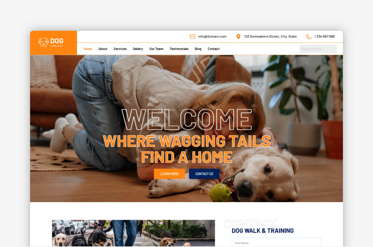 DogContest - Dog Contest WordPress Theme