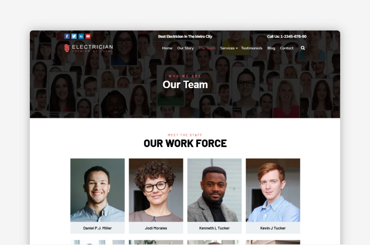 Electrical WP Theme