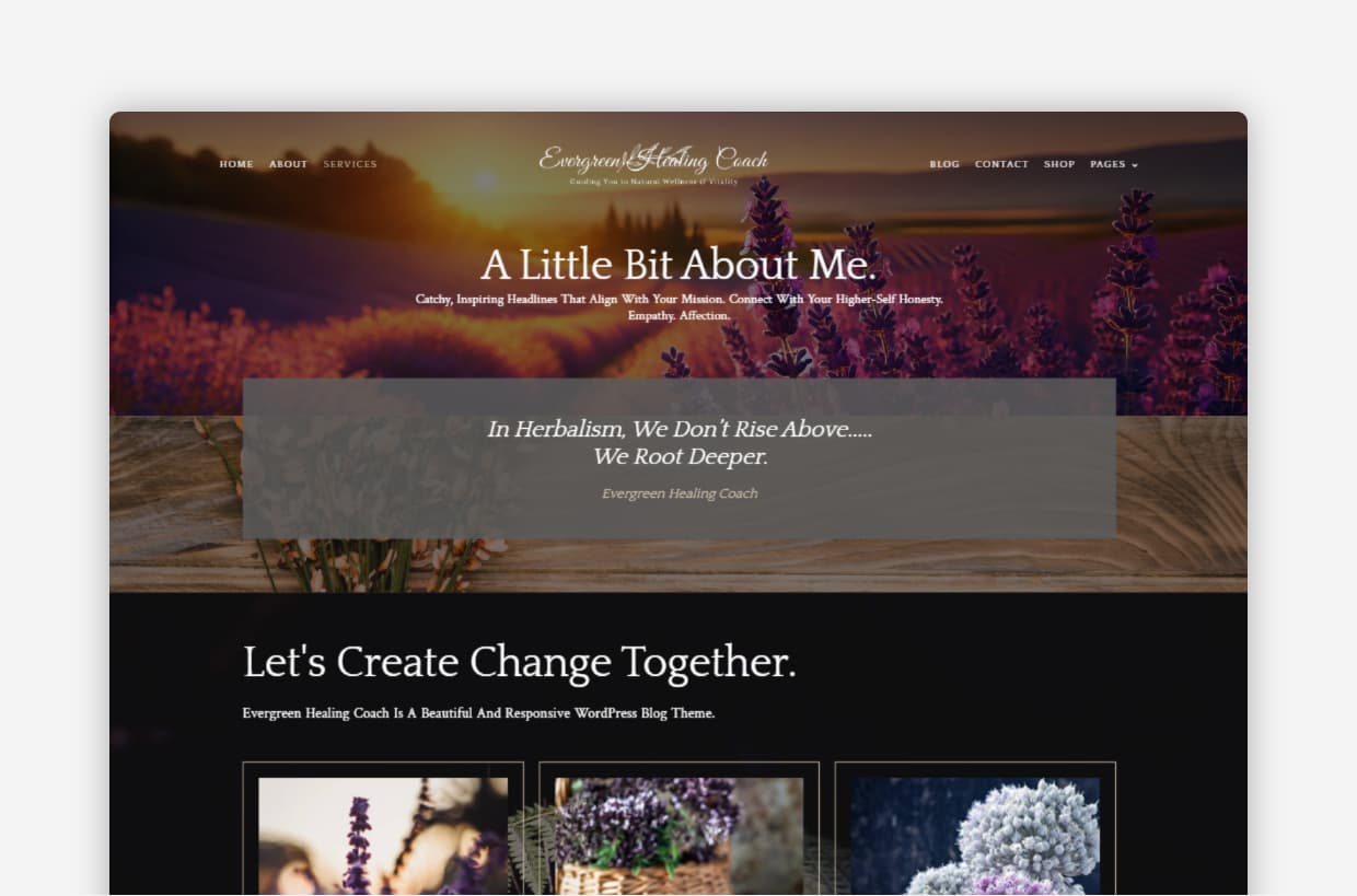 Coach WordPress Template