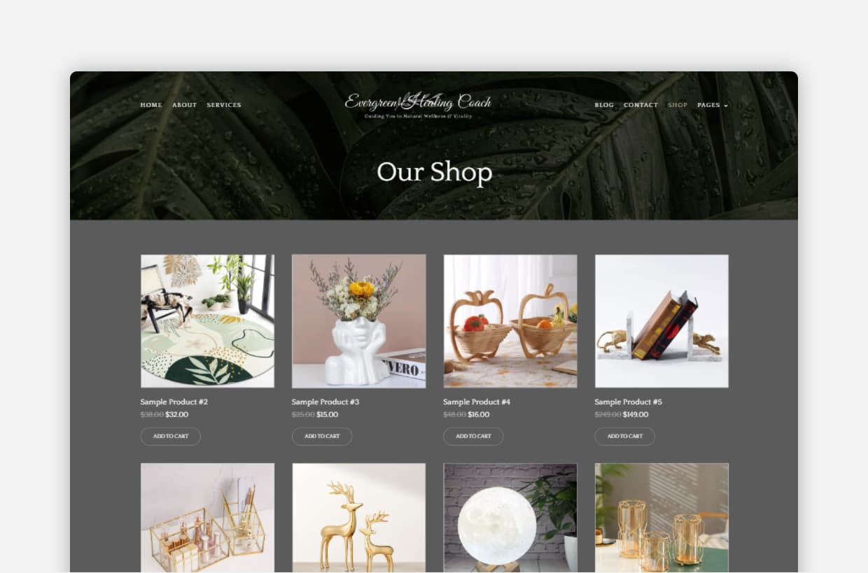 Healing WP Theme