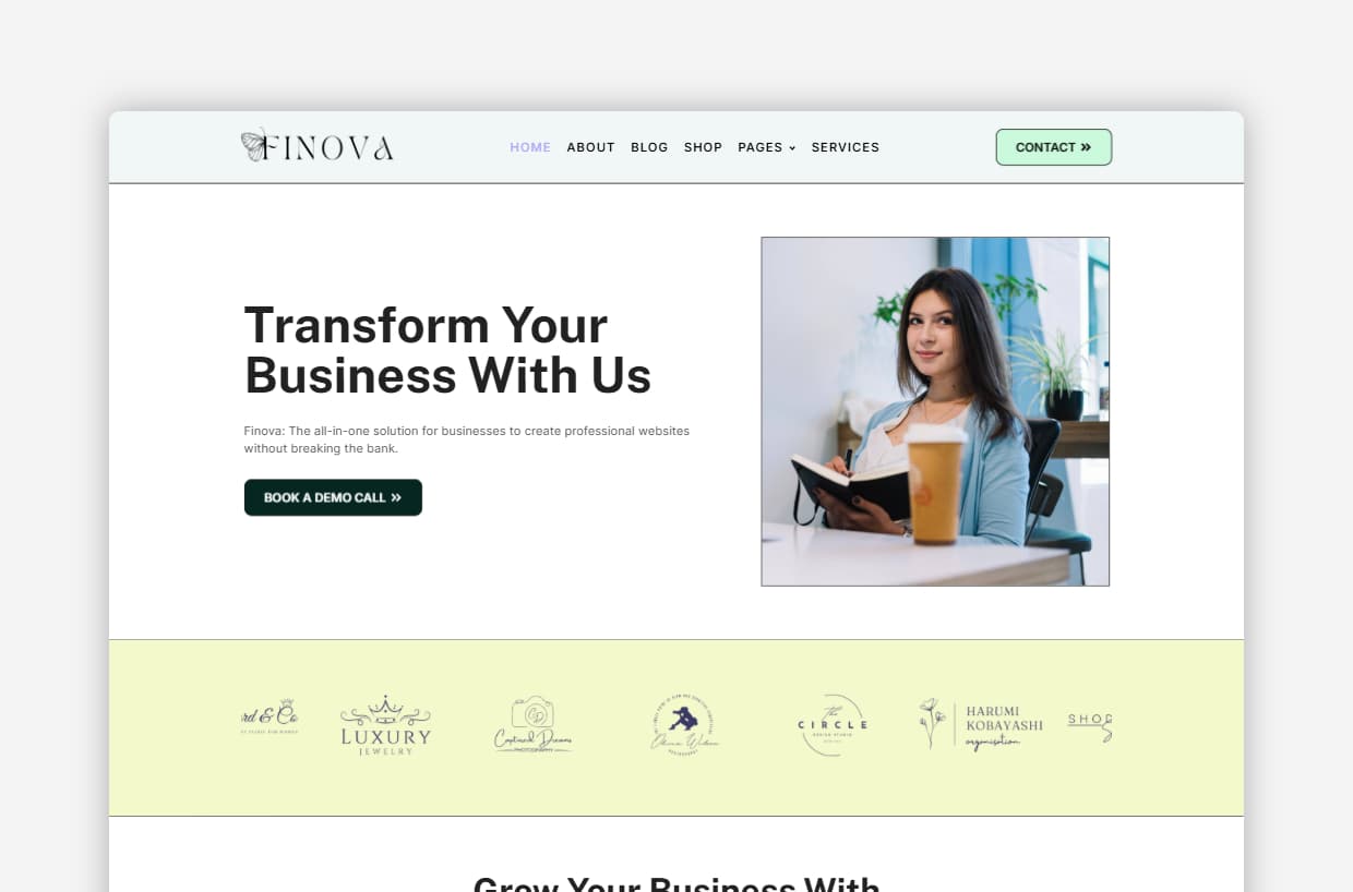 Finova – A WordPress Theme for Blogs