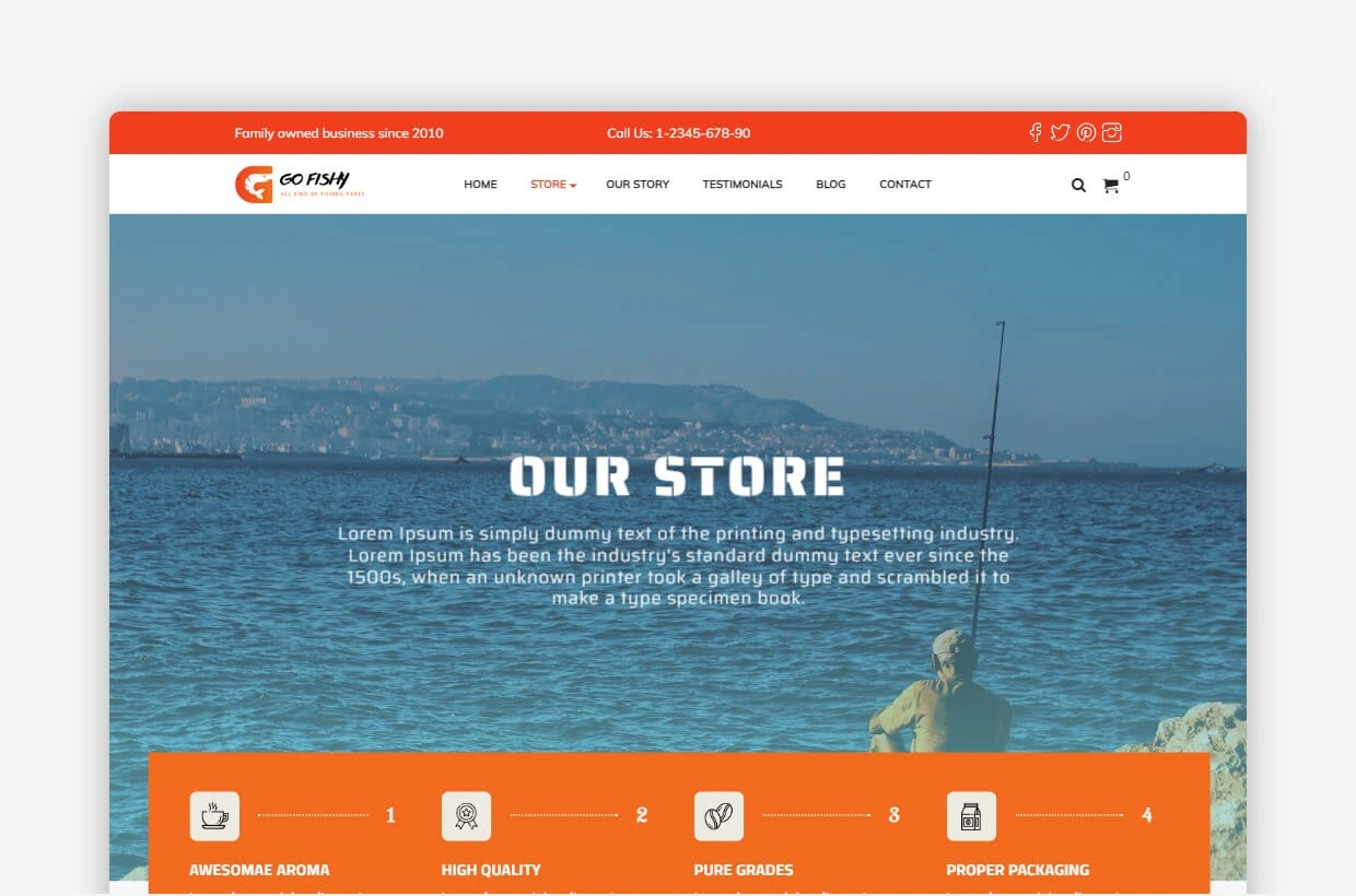 Fishing WP Theme