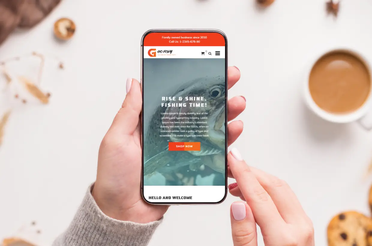 Fishing Club WordPress Template