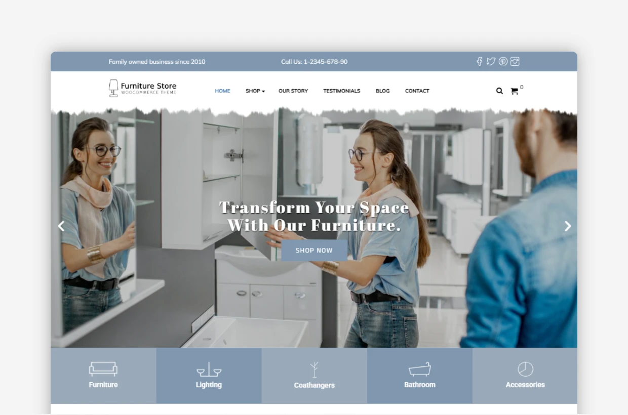 FurnitureStore - Furniture Store WooCommerce Theme