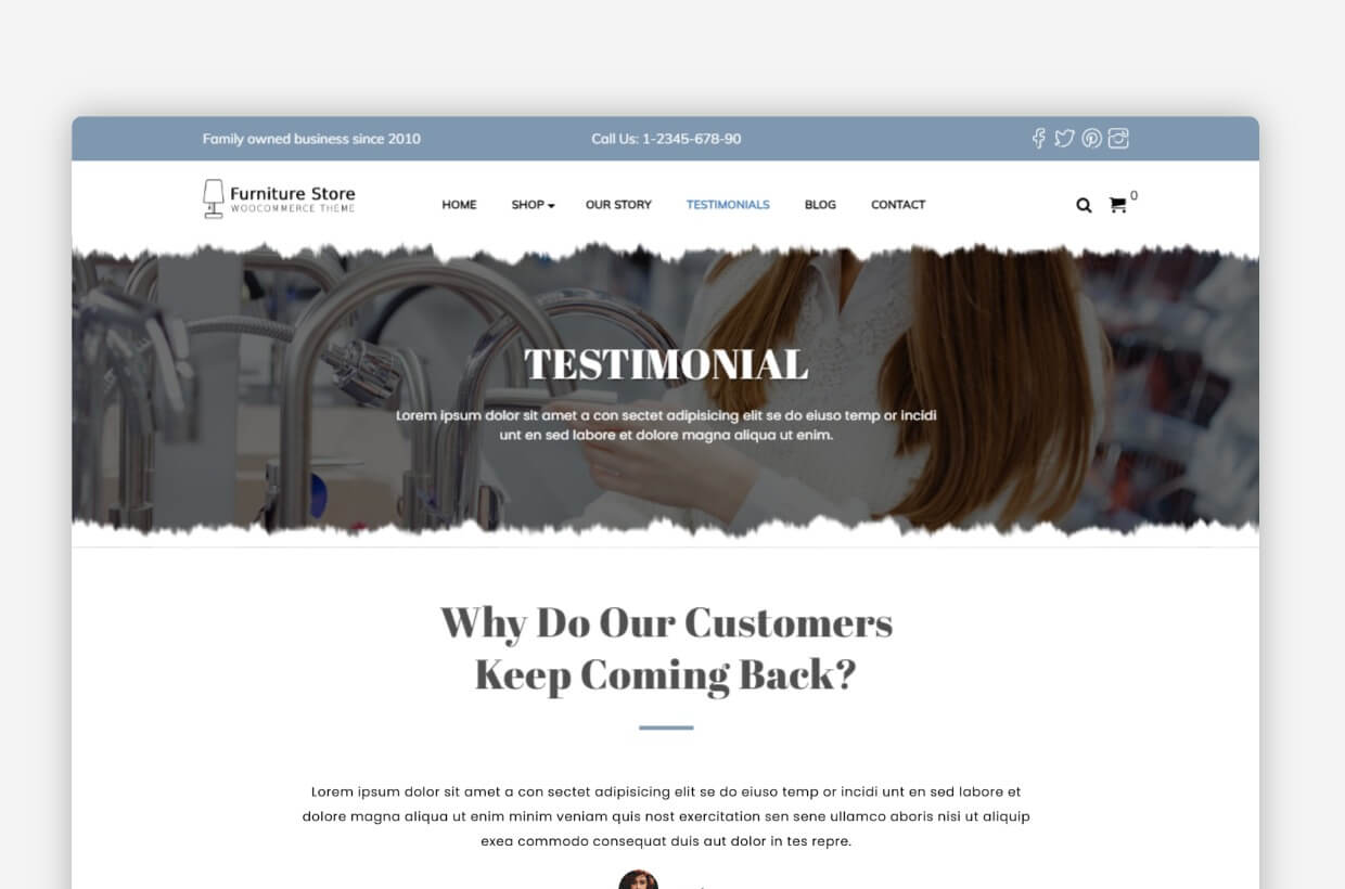 Furniture Store WP Theme