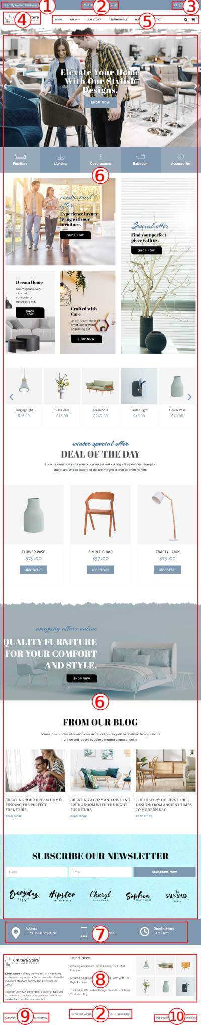 Furniture Store WordPress Theme Documentation