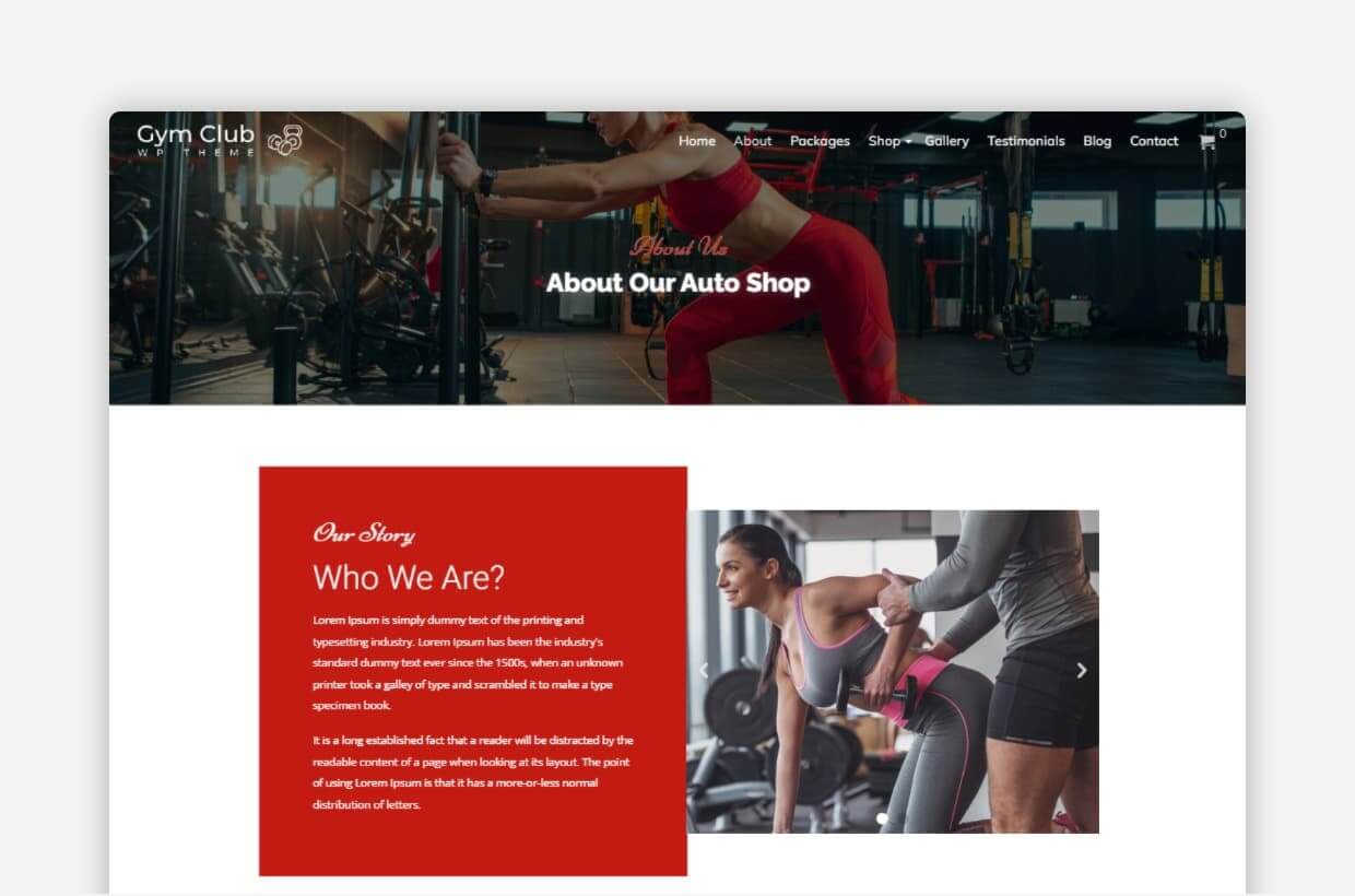 Bodybuilding WP Theme