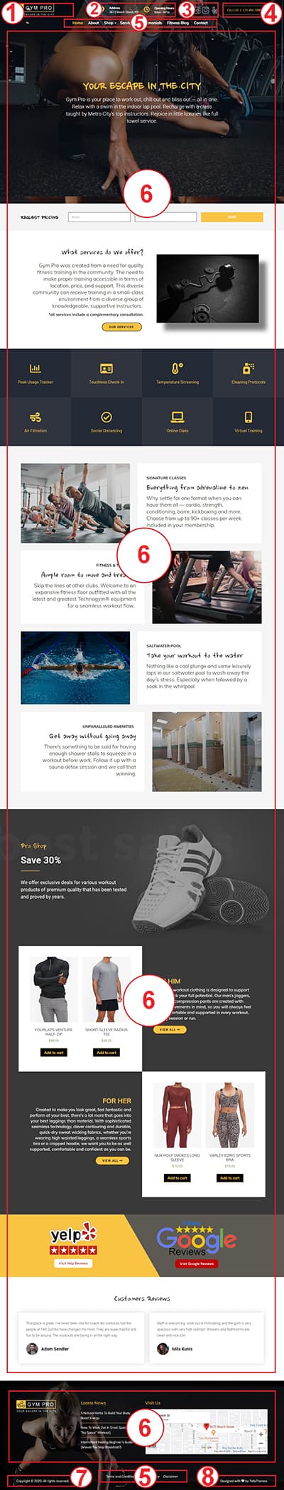 Gym Pro WordPress Theme Documentation