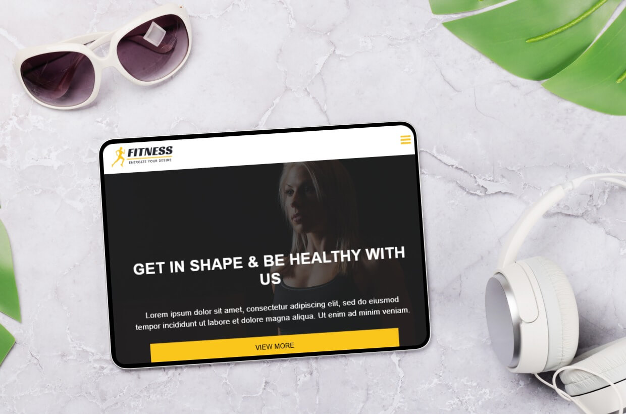 Fitness WP Template