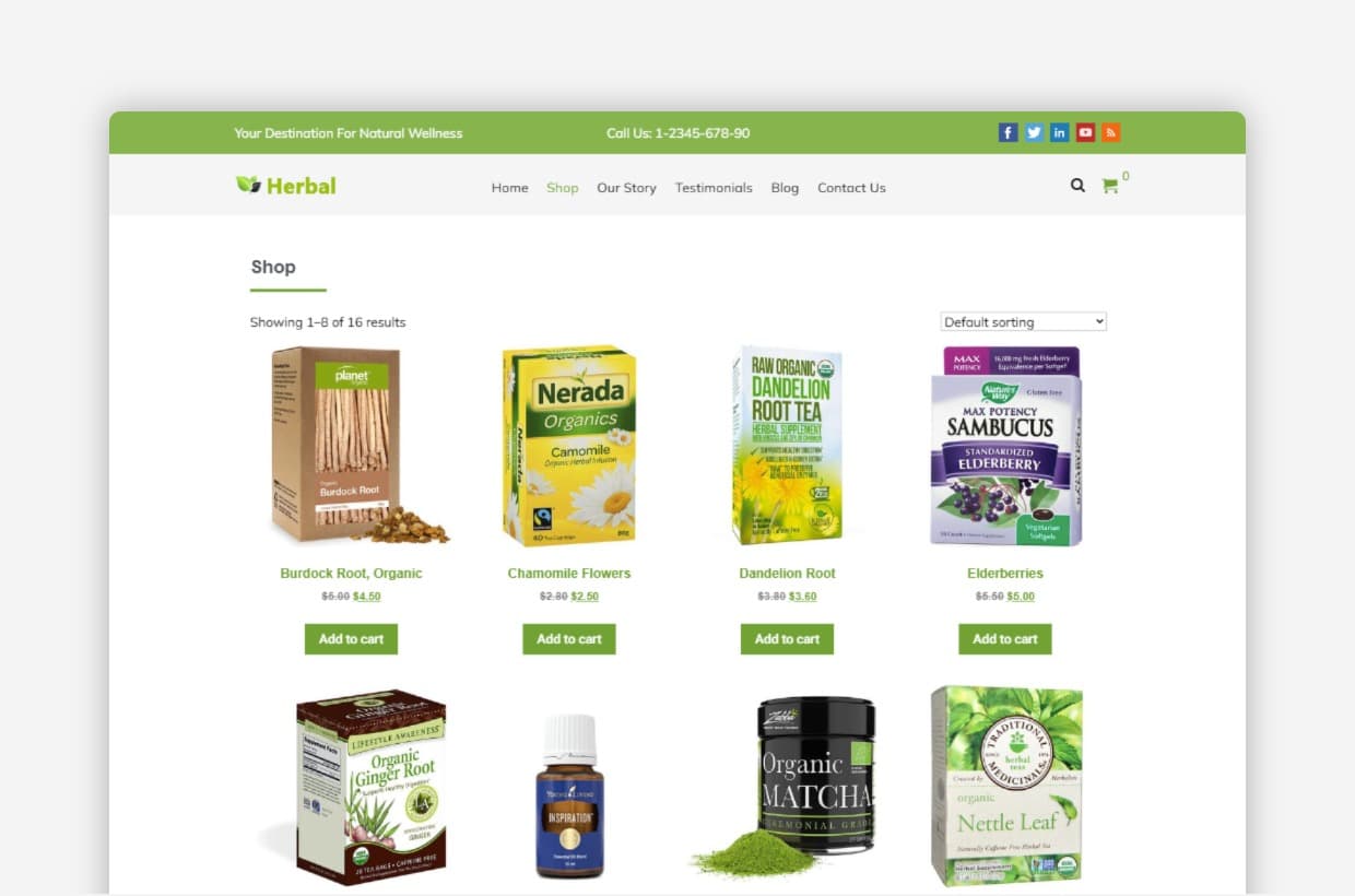 Herbal WP Theme